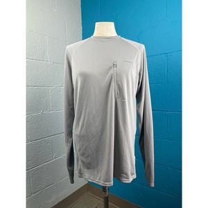 Medium gray men’s sunside crew long sleeve Patagonia t-shirt